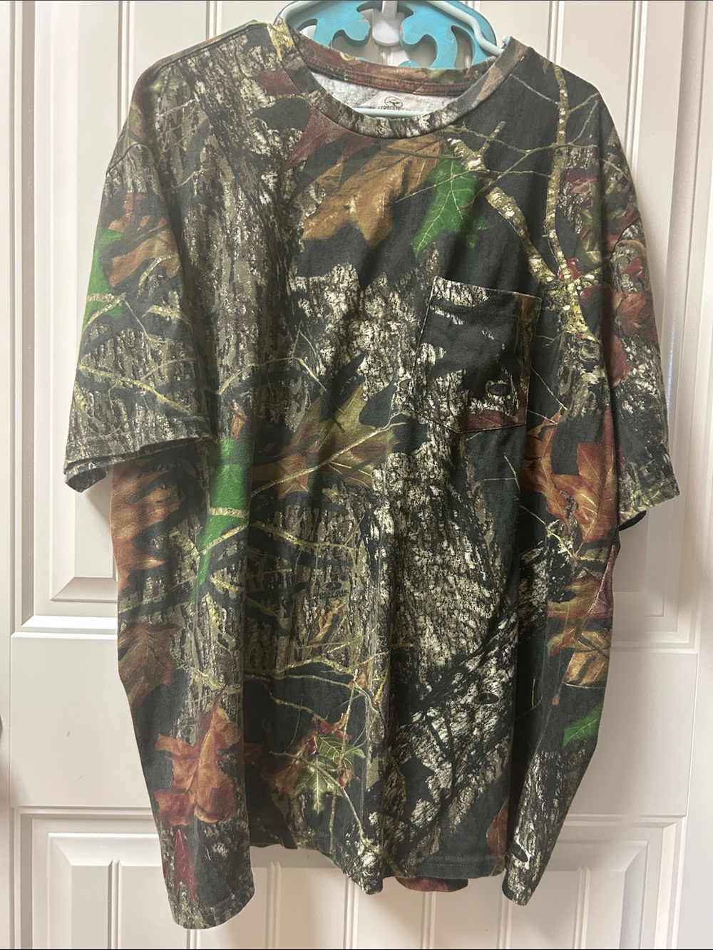 RedHead Men's Short Sleeve Camo Pocket Tee - Green/Brown/Black